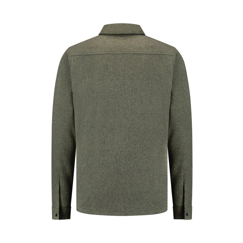 Flannel Overshirt Army Green