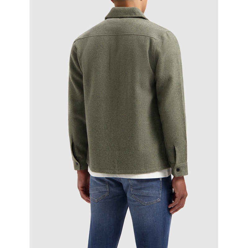 Flannel Overshirt Army Green