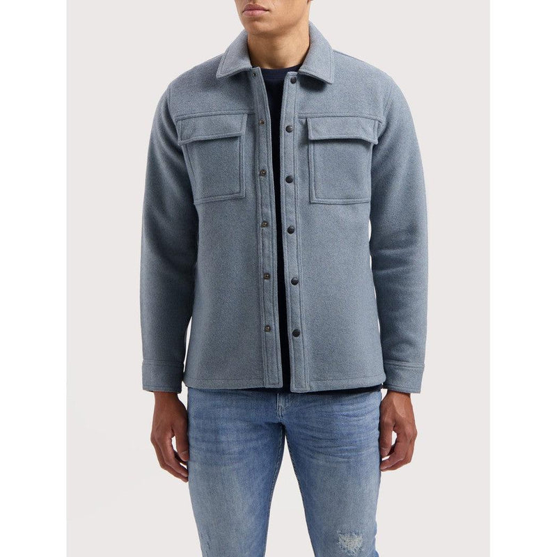 Flannel Overshirt Blue