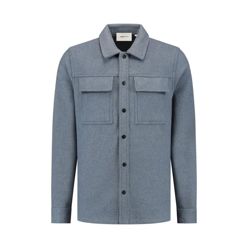 Flannel Overshirt Blue