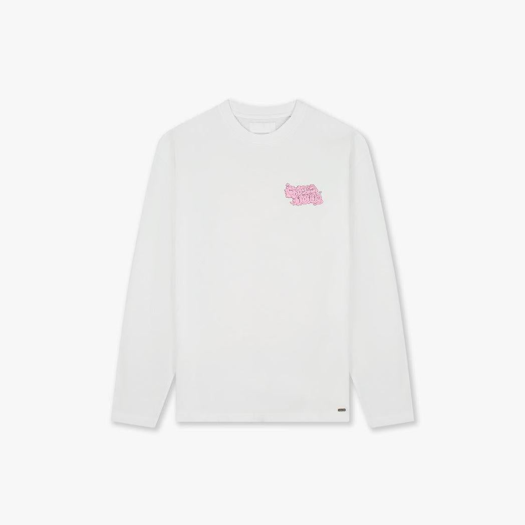 Fleur Heureuse Longsleeve White-Croyez-Mansion Clothing