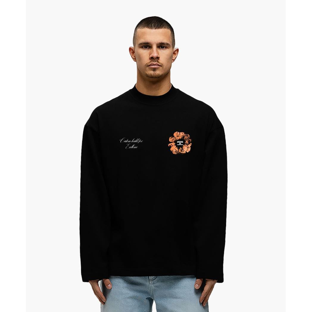 Flowers Longsleeve T-Shirt Black