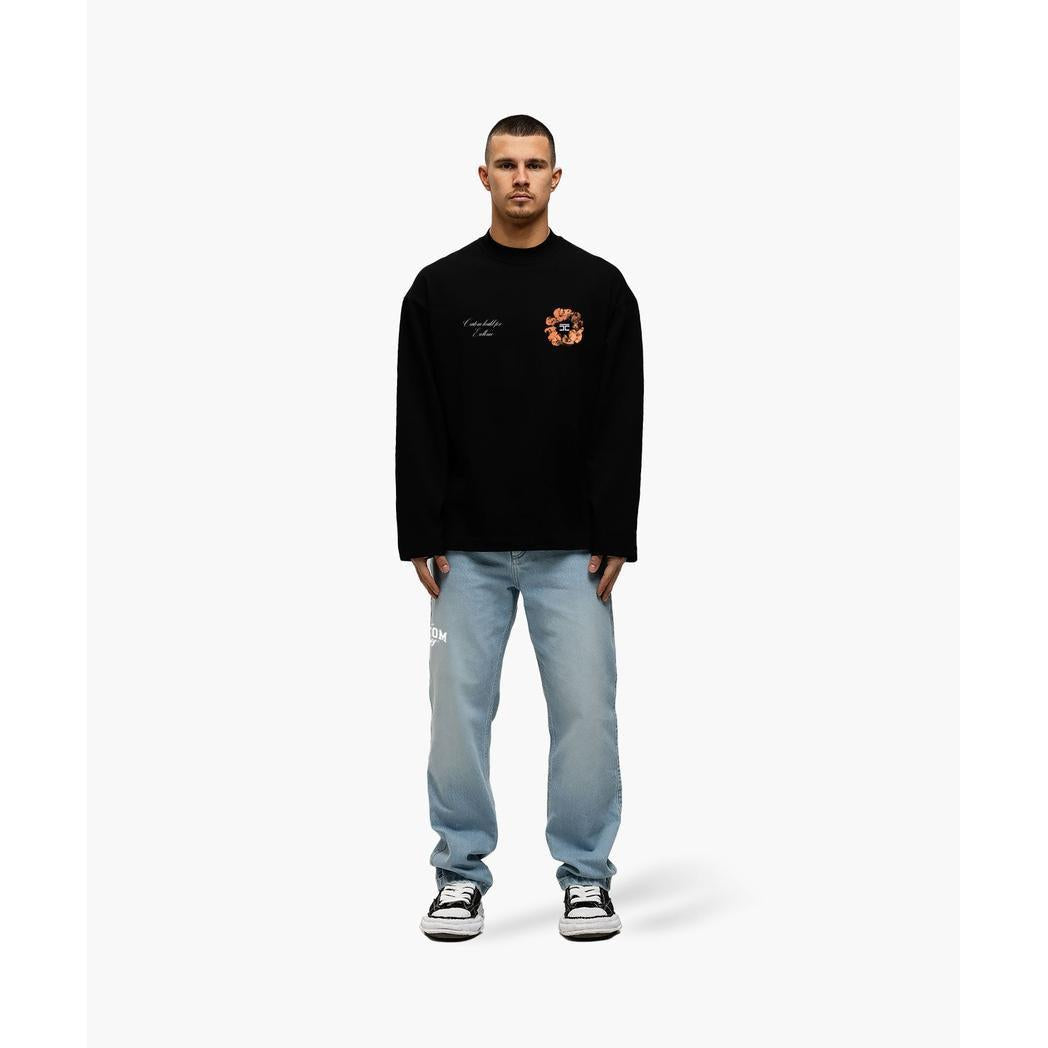 Flowers Longsleeve T-Shirt Black