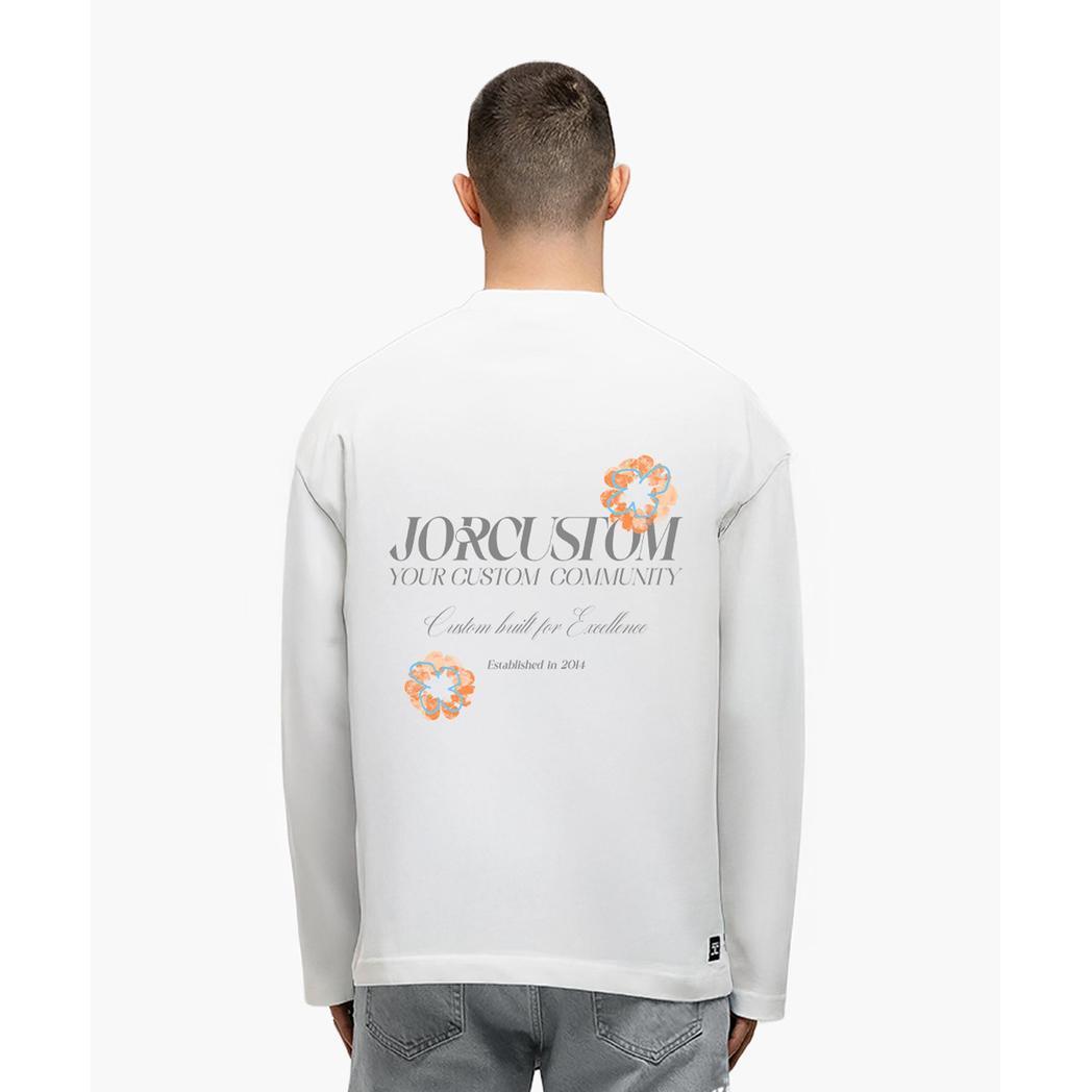Flowers Longsleeve T-Shirt White