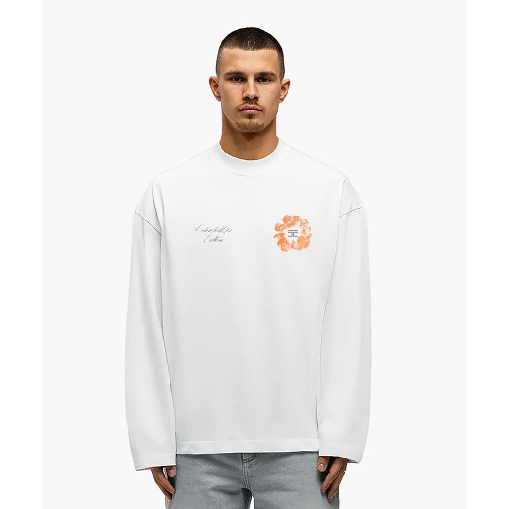 Flowers Longsleeve T-Shirt White