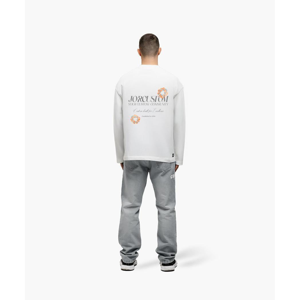 Flowers Longsleeve T-Shirt White