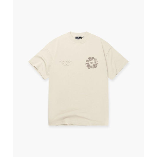 Flowers Loose Fit T-Shirt Creme