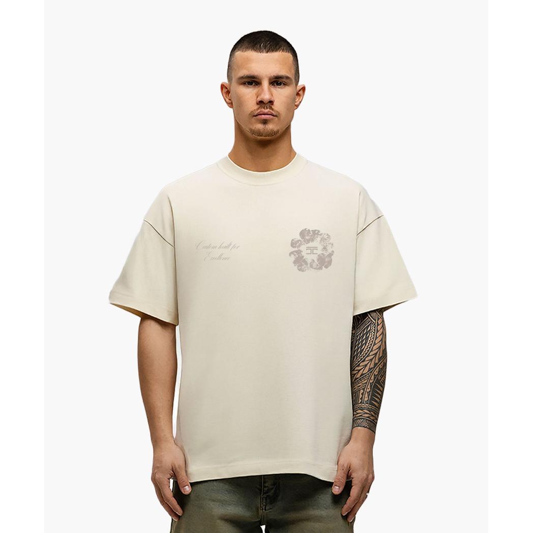 Flowers Loose Fit T-Shirt Creme
