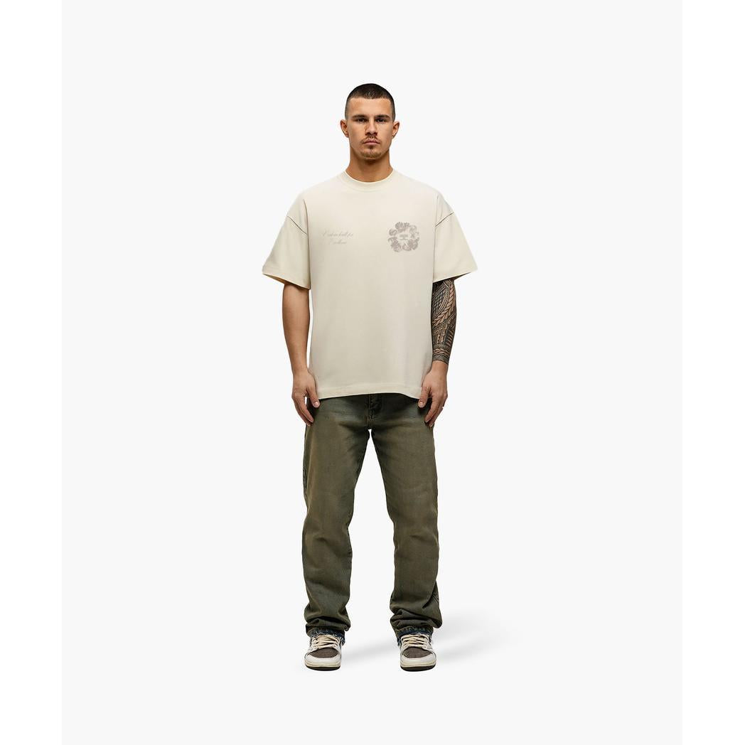 Flowers Loose Fit T-Shirt Creme