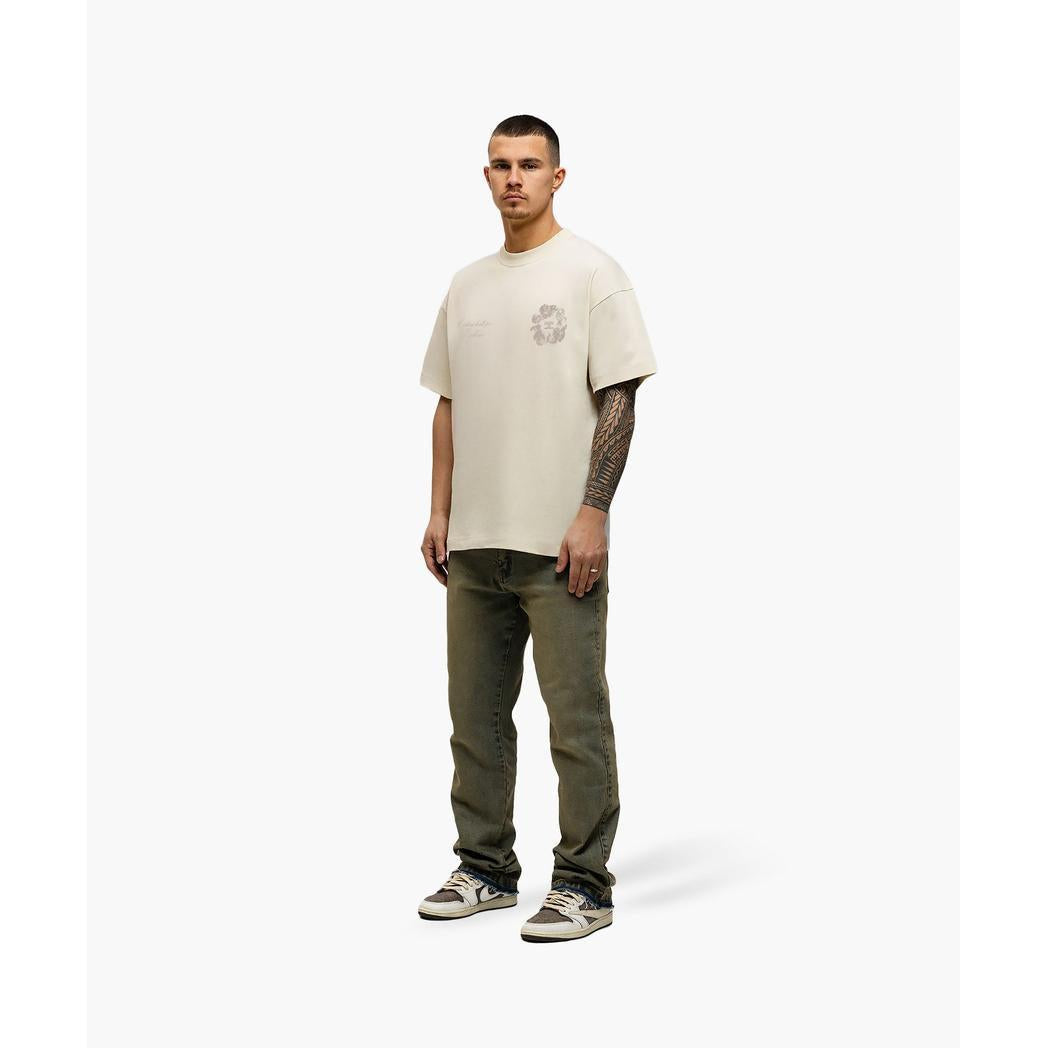 Flowers Loose Fit T-Shirt Creme