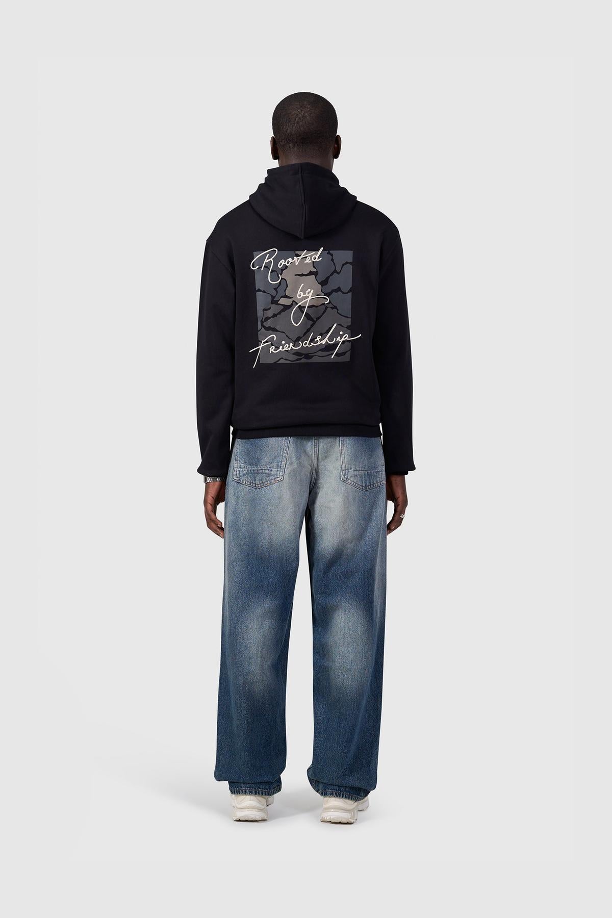 Forest Rooted Hoodie Black