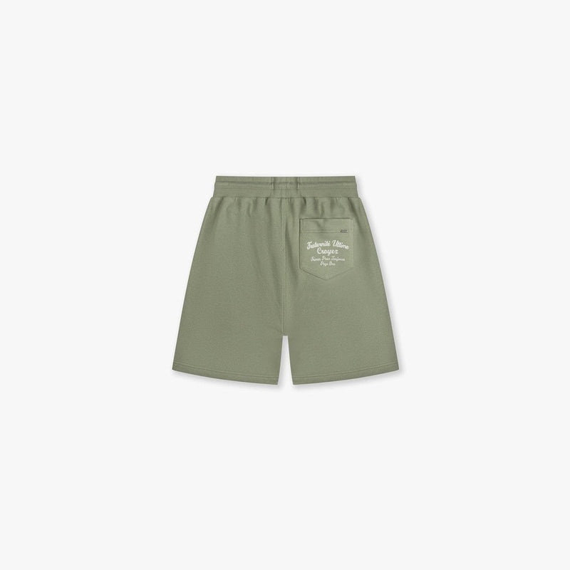 Fraternité Shorts Washed Olive-CROYEZ-Mansion Clothing