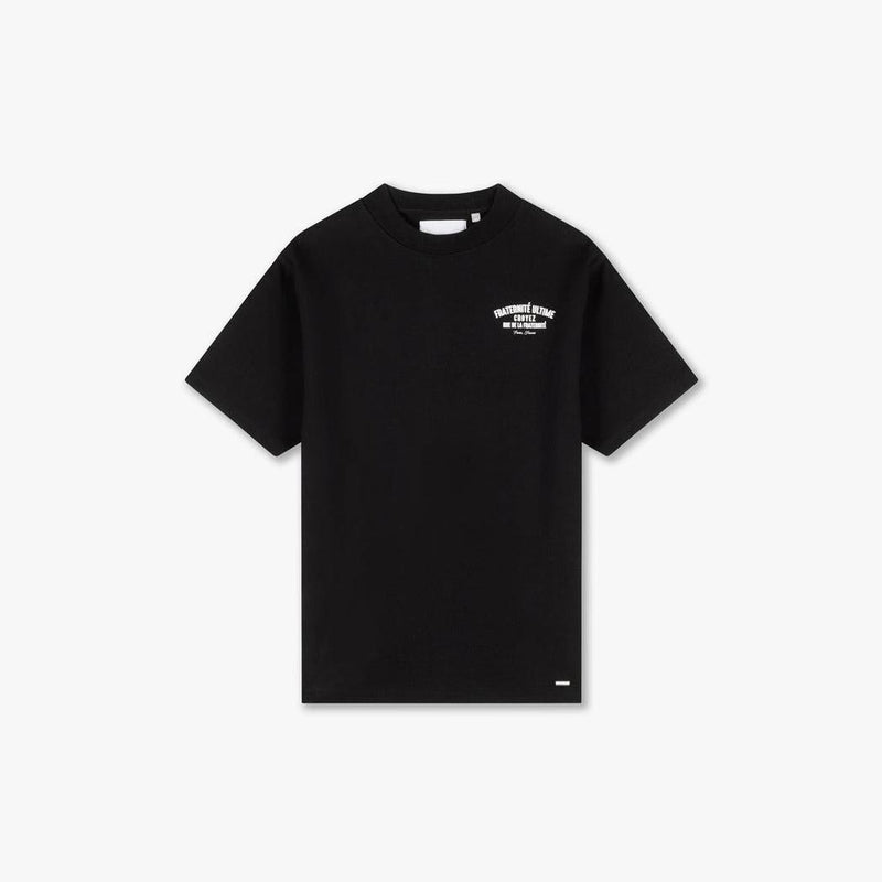 Fraternité T-Shirt Black-CROYEZ-Mansion Clothing