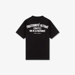 Fraternité T-Shirt Black-CROYEZ-Mansion Clothing