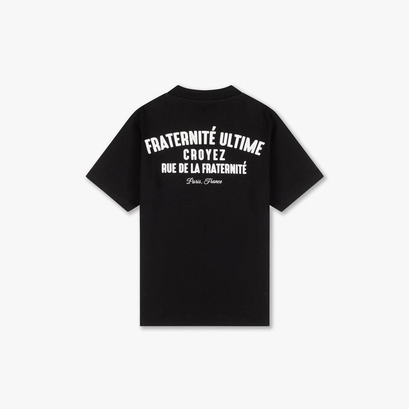 Fraternité T-Shirt Black-CROYEZ-Mansion Clothing