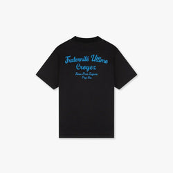 Fraternité T-shirt Vintage Black/Royal Blue-CROYEZ-Mansion Clothing