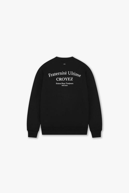 Fraternité Ultime Sweater Black-Croyez-Mansion Clothing