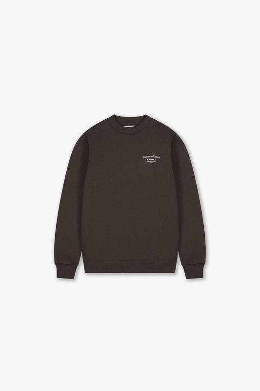 Fraternité Ultime Sweater Dark Brown-Croyez-Mansion Clothing