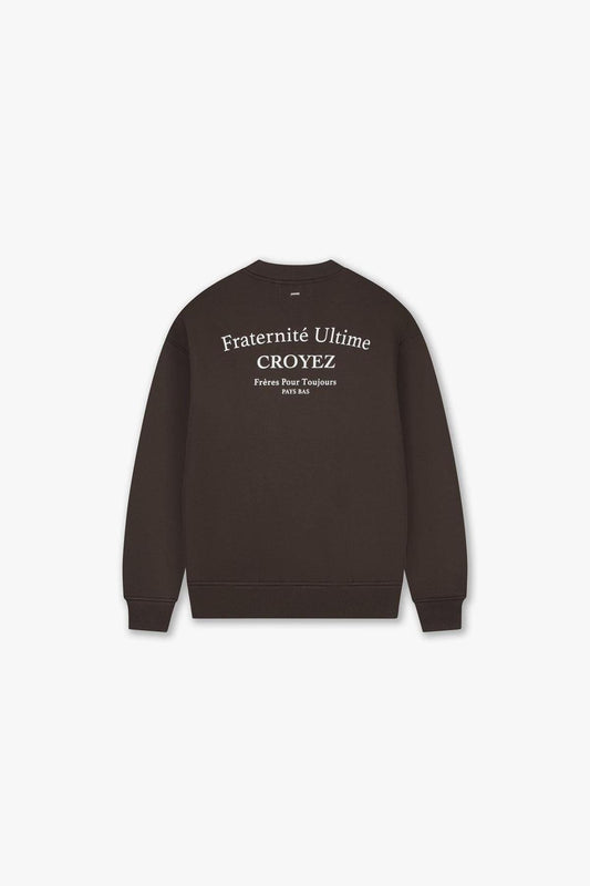 Fraternité Ultime Sweater Dark Brown-Croyez-Mansion Clothing
