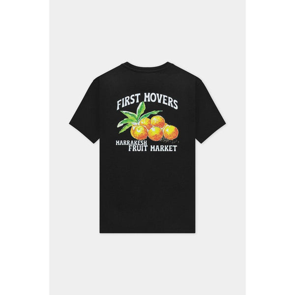 Fruit Market Tee Black-ONE First Movers-Mansion Clothing