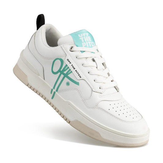 Full Stop Sneaker White/ Pool Blue