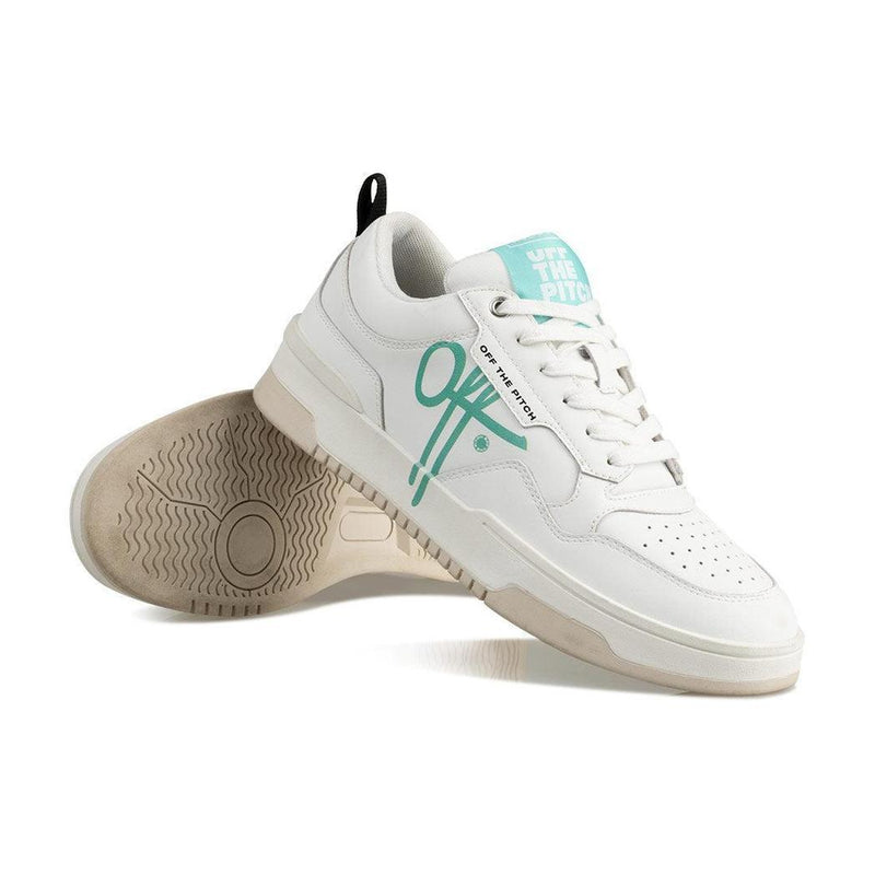 Full Stop Sneaker White/ Pool Blue