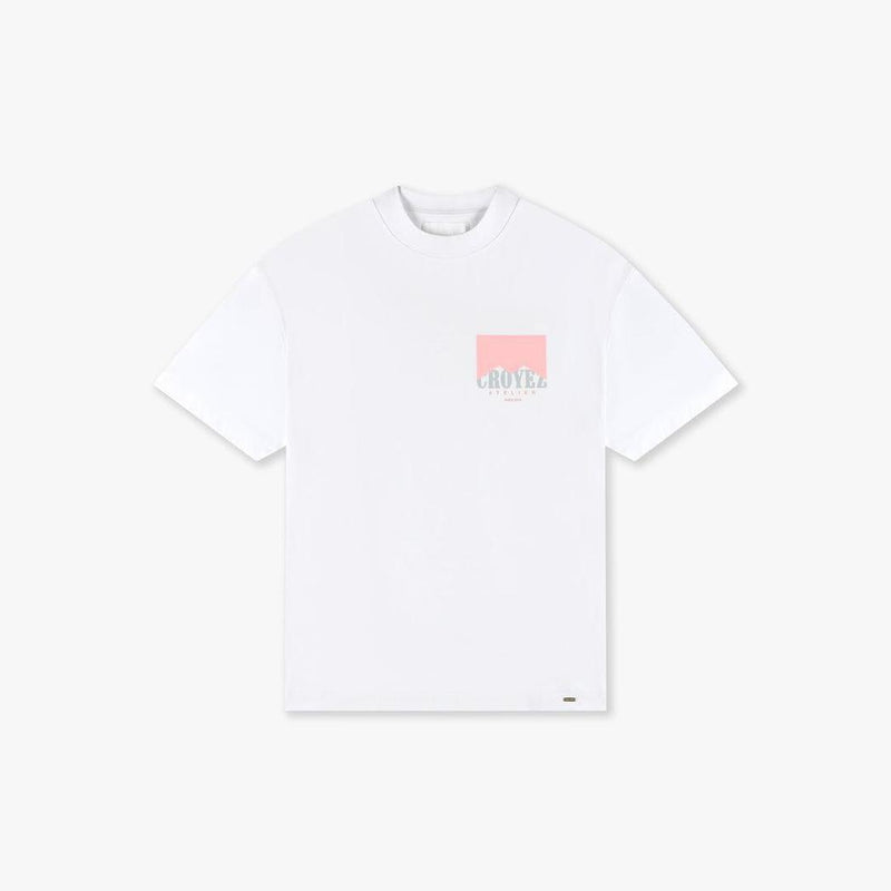 Fumes Amalfi Tee White-CROYEZ-Mansion Clothing