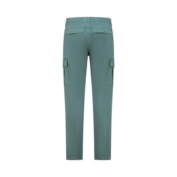 Garment Dye Cargo Pants - Faded Green