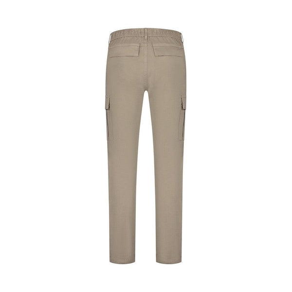 Garment Dye Cargo Pants - Taupe-Pure Path-Mansion Clothing