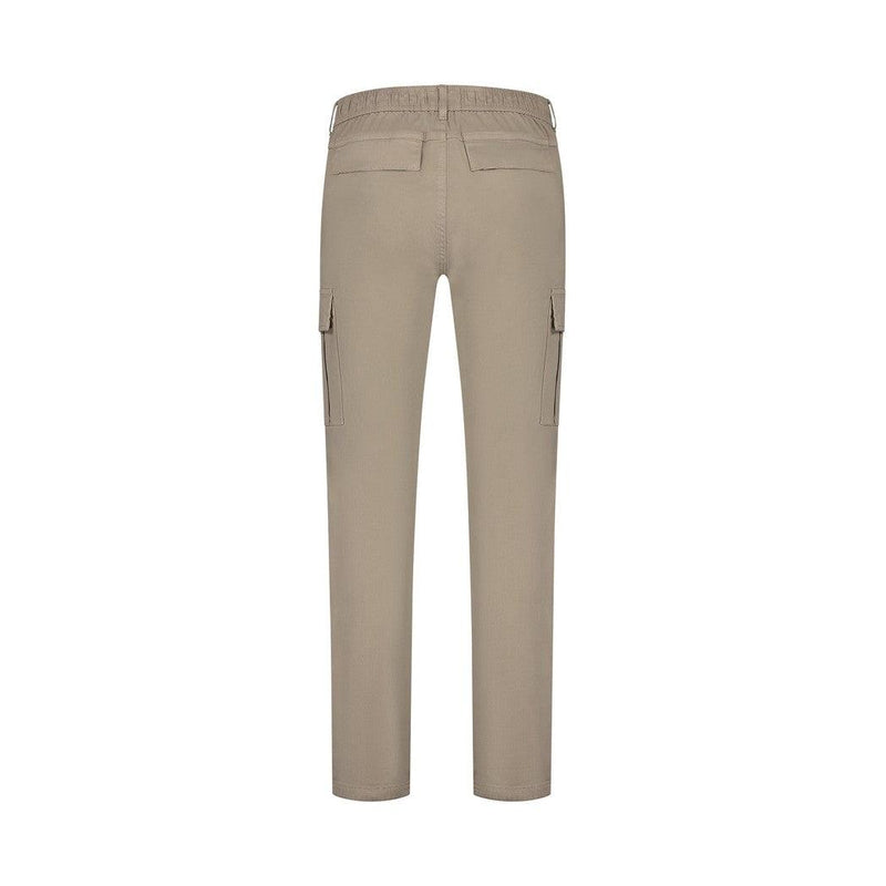 Garment Dye Cargo Pants - Taupe-Pure Path-Mansion Clothing