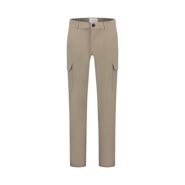 Garment Dye Cargo Pants - Taupe-Pure Path-Mansion Clothing