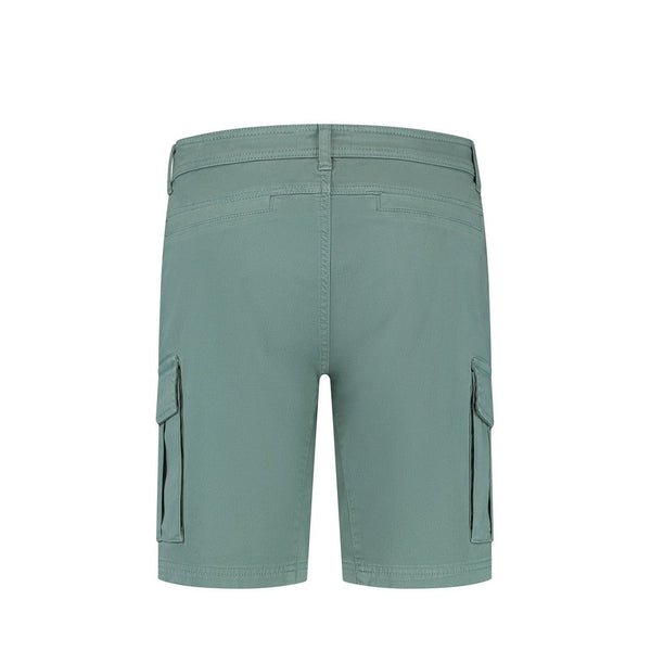 Garment Dye Cargo Shorts - Faded Green