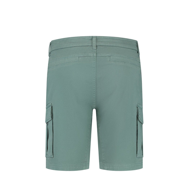 Garment Dye Cargo Shorts - Faded Green-Pure Path-Mansion Clothing