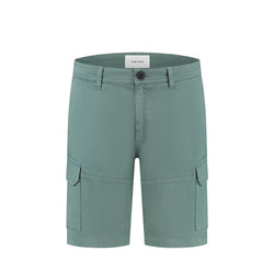 Garment Dye Cargo Shorts - Faded Green-Pure Path-Mansion Clothing