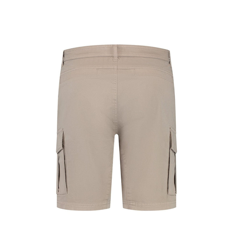 Garment Dye Cargo Shorts - Taupe-Pure Path-Mansion Clothing