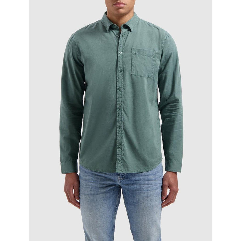 Garment Dye Shirt - Faded Green-Pure Path-Mansion Clothing
