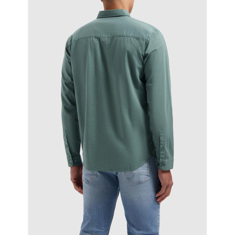 Garment Dye Shirt - Faded Green-Pure Path-Mansion Clothing