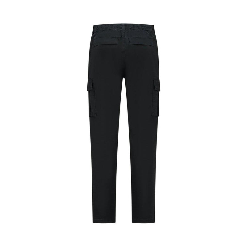 Garment dye Cargo pants - Black-Pure Path-Mansion Clothing
