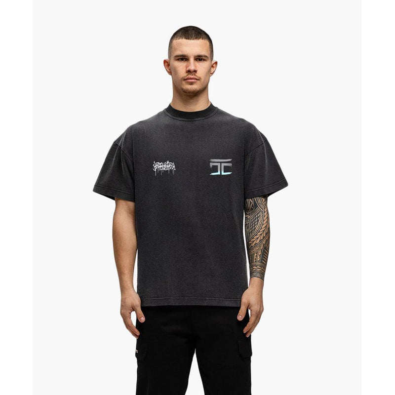 Graffiti Loose fit tee Acid / Grey-Jorcustom-Mansion Clothing