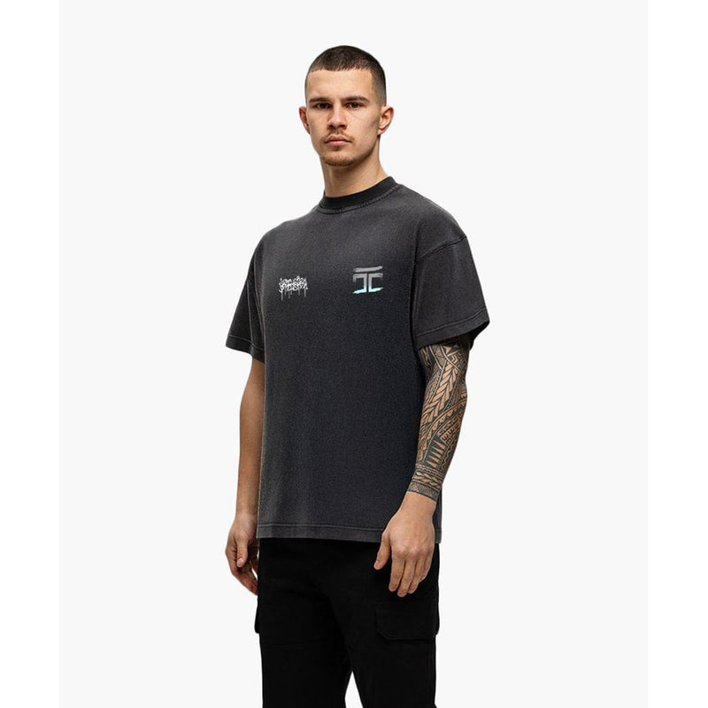 Graffiti Loose fit tee Acid / Grey-Jorcustom-Mansion Clothing
