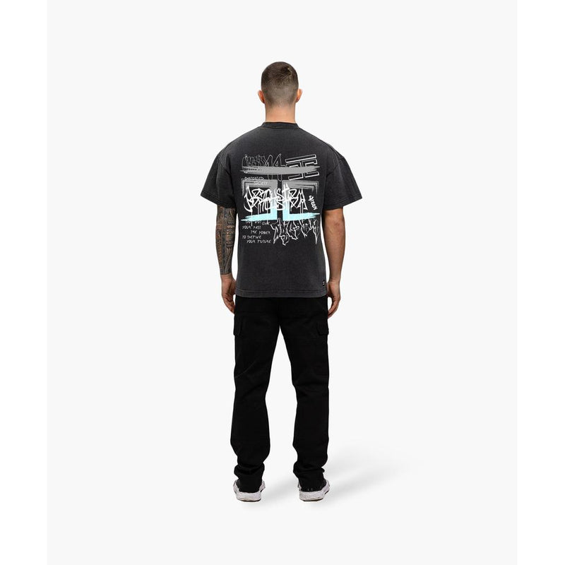 Graffiti Loose fit tee Acid / Grey-Jorcustom-Mansion Clothing