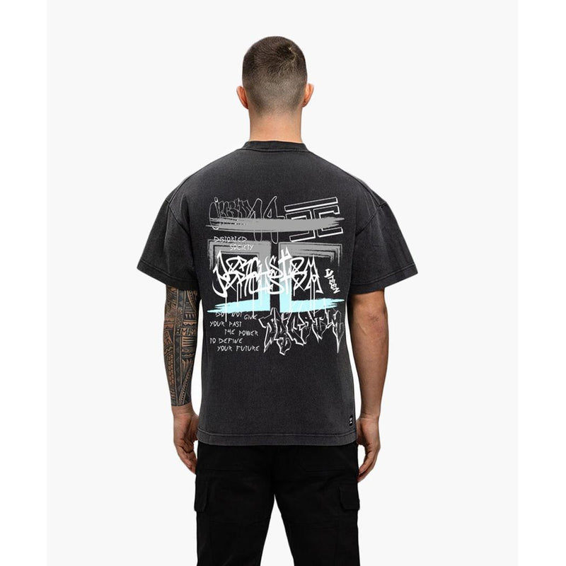 Graffiti Loose fit tee Acid / Grey-Jorcustom-Mansion Clothing