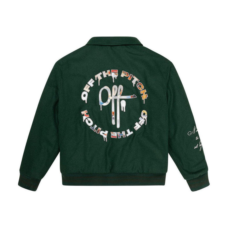 Graphic Varsity Jacket-OFF THE PITCH-Mansion Clothing