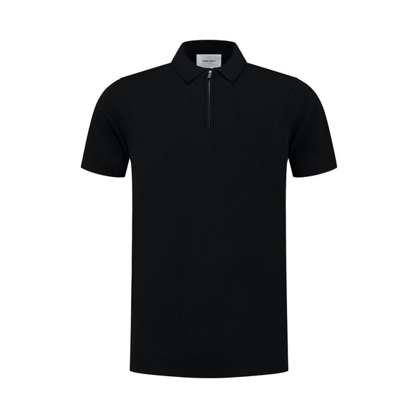Half-zip Knitwear Polo Black