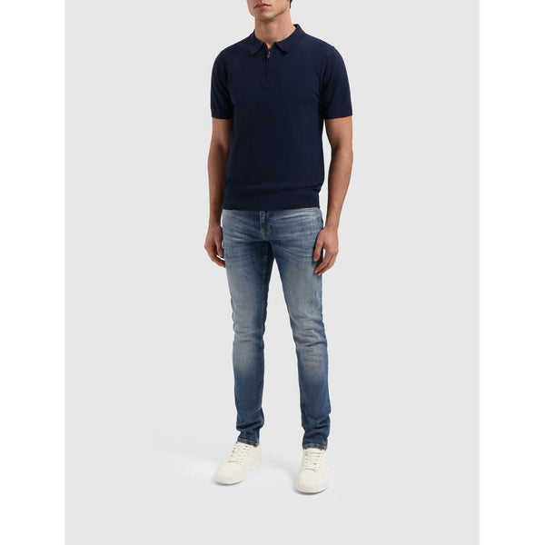 Half-zip Knitwear Polo Navy