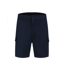 Heavy Jersey Cargo Shorts-Purewhite-Mansion Clothing