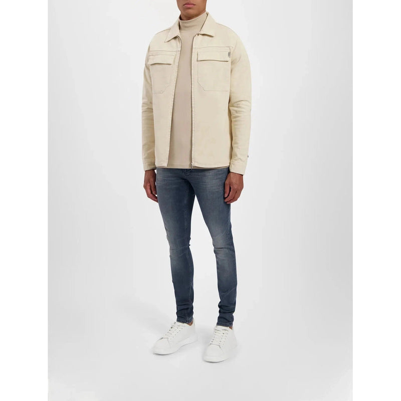 Heavy Twill Zip Up Shirt