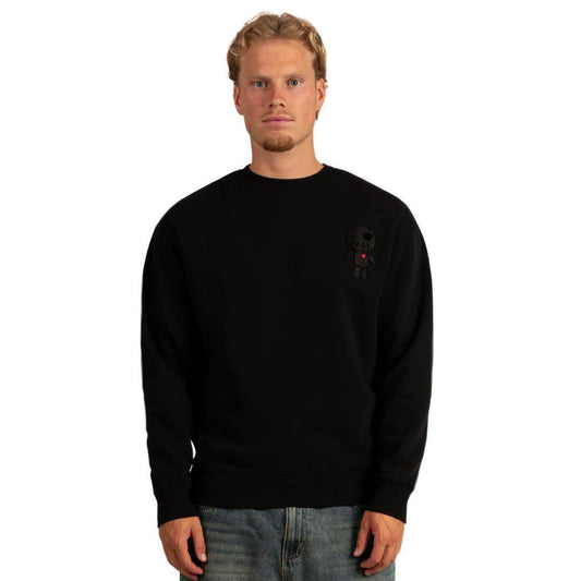 Hinton Sweater WF1191 Black-wrong friends-Mansion Clothing