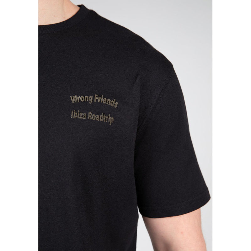 Ibiza T-shirt Black-wrong friends-Mansion Clothing