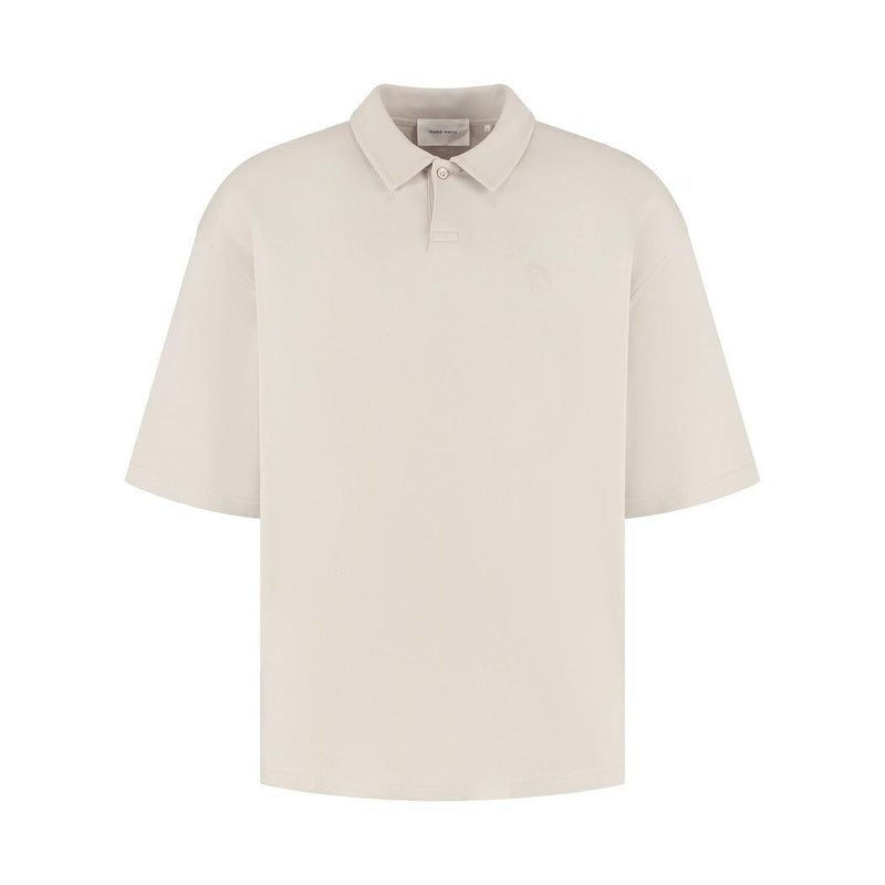Initials Polo Sweater Sand-Pure Path-Mansion Clothing